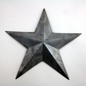 Galvanized Star Wall Decor - 28cm