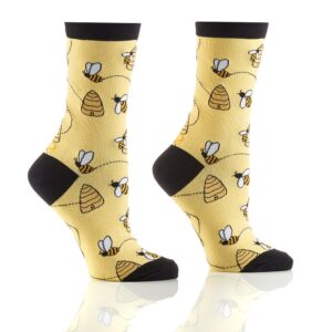 Women's Crew Socks "Busy Bee"