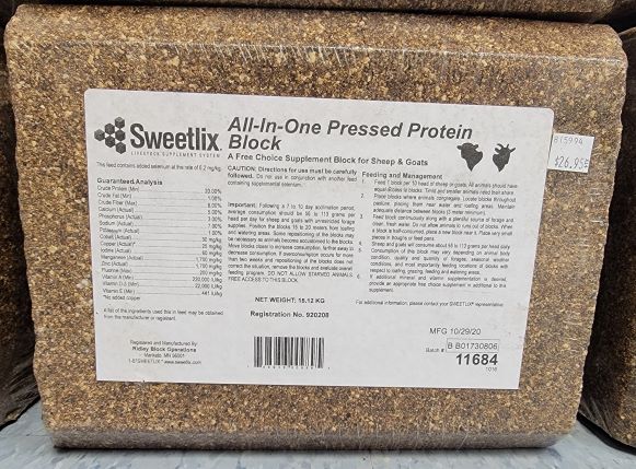 All-In-One Pressed Protein Block