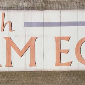 "Fresh Farm Eggs" Wooden Sign